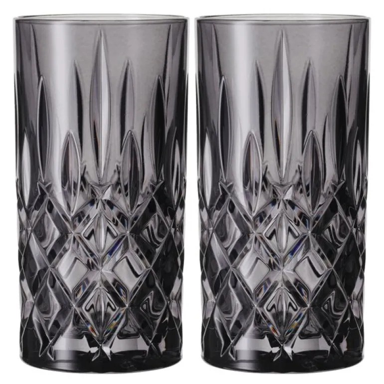 Noblesse Colour longdrinkglass 39,5 cl 2 stk smoke