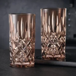 Noblesse Colour longdrinkglass 39,5 cl 2 stk tobacco
