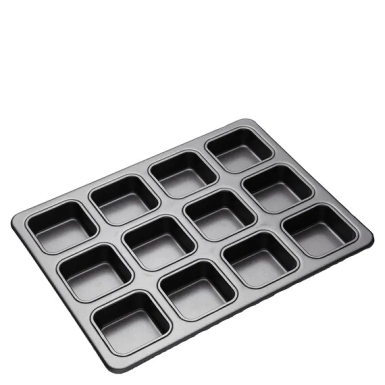 Non-stick bakeform for 12 stk brownies