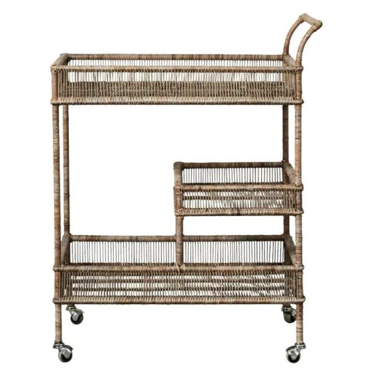 Norah trillebord 90x46 cm rattan/bambus