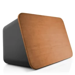 Nordic Kitchen brødboks 21x26x39 cm svart