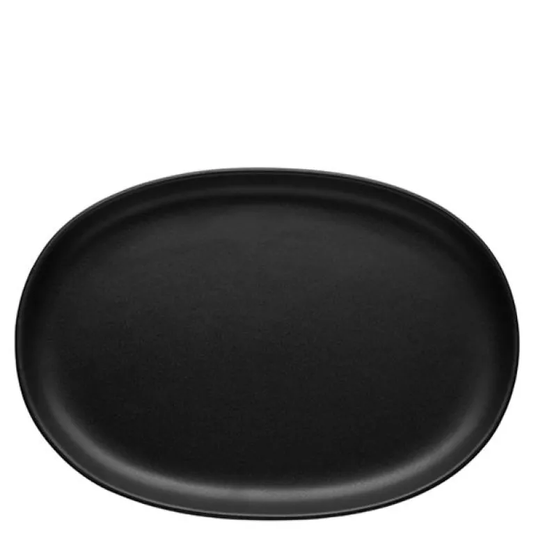 Nordic Kitchen oval tallerken 26 cm svart
