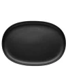 Nordic Kitchen ovalt serveringsfat 36 cm svart