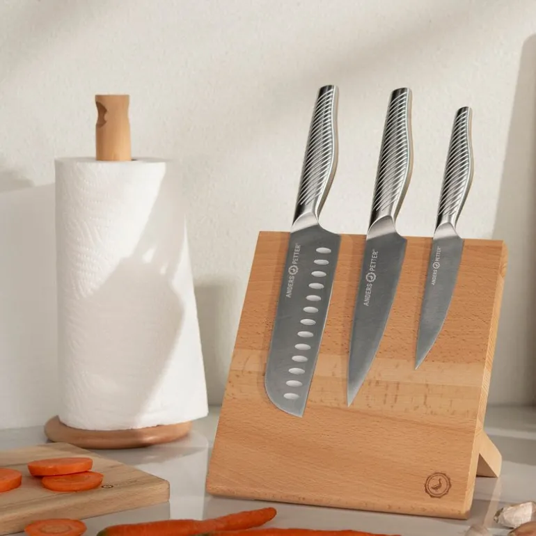 Nordic knivblokk 21x12 cm bøk