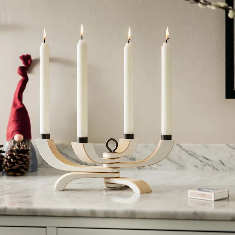 Nordic Light lysestake 20,5 cm hvit
