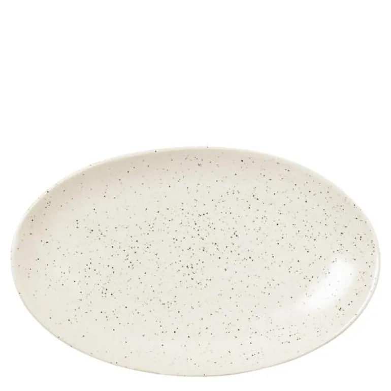 Nordic Vanilla ovalt fat 13,6x22 cm kremhvit