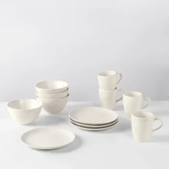 Nordic Vanilla skål 25 cm kremhvit