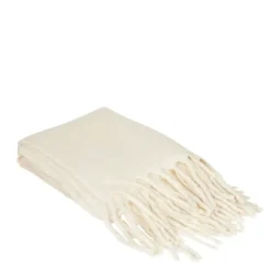 Nord pledd 130x170 cm ensfarget offwhite