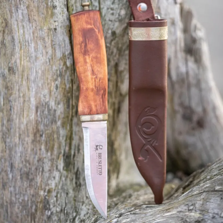 Norgeskniven tollekniv 21 cm masurbjørk