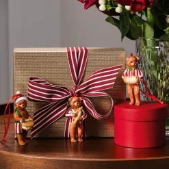 Nostalgic Ornament teddybjørn 19,5x14 cm 3 stk multi