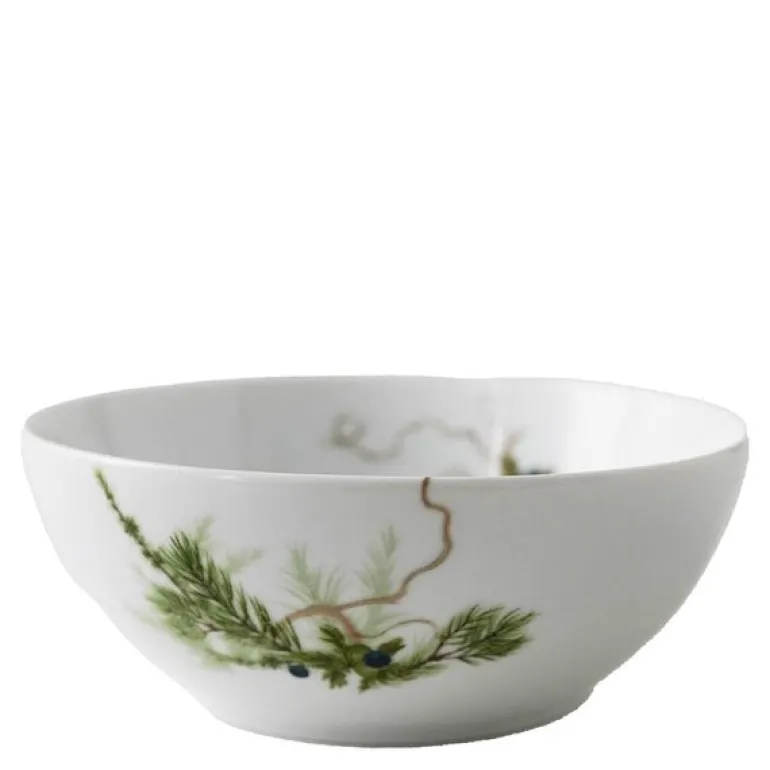 Nostalgi liten bolle 15 cm hvit/grønn