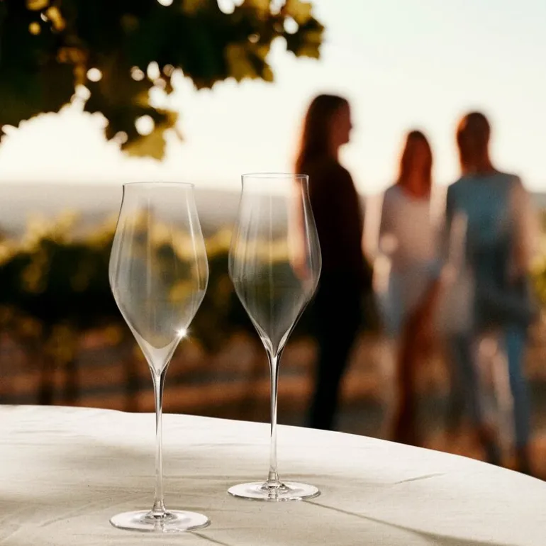 Notes champagneglass 38 cl 2 stk klar