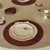 Nupo Circle bordbrikke 38 cm Burgundy