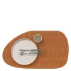 Nupo Curve bordbrikke 37x44 cm 6 stk Nature