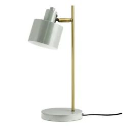 Ocean bordlampe 43 cm olive/messing