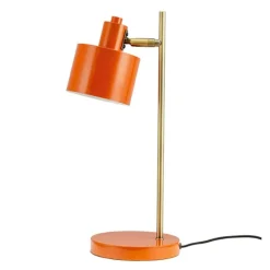 Ocean bordlampe 43 cm orange/messing