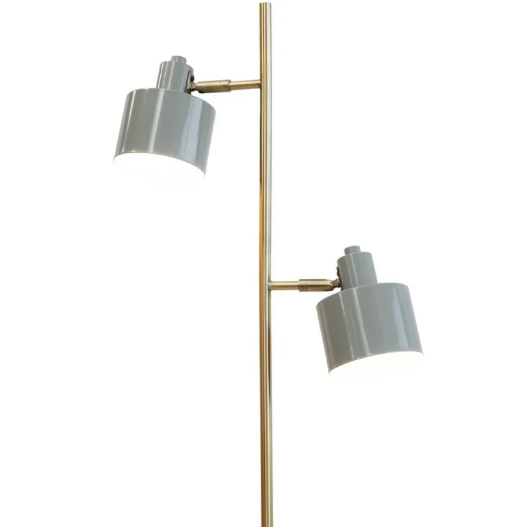 Ocean gulvlampe 160 cm olive/messing