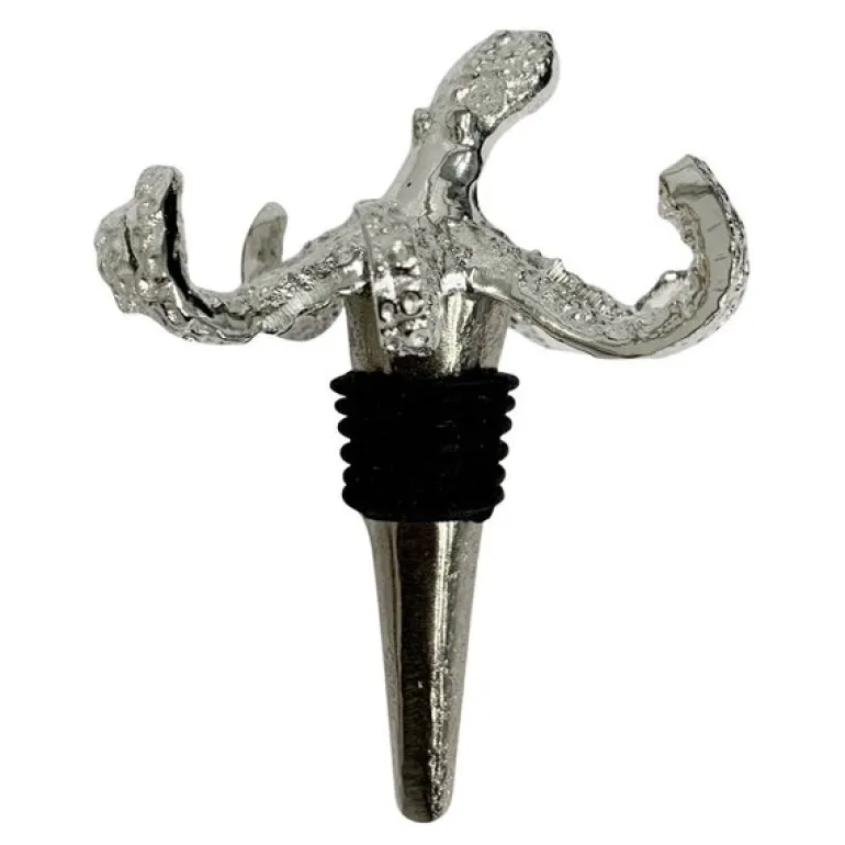 Octopus flaskekork sølv