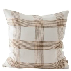 Odette putetrekk i lin 50x50 cm brun
