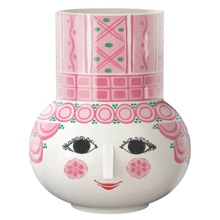 Olga vase 15 cm rosa