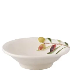 Olival skål lav 12,5 cm oliven hvit