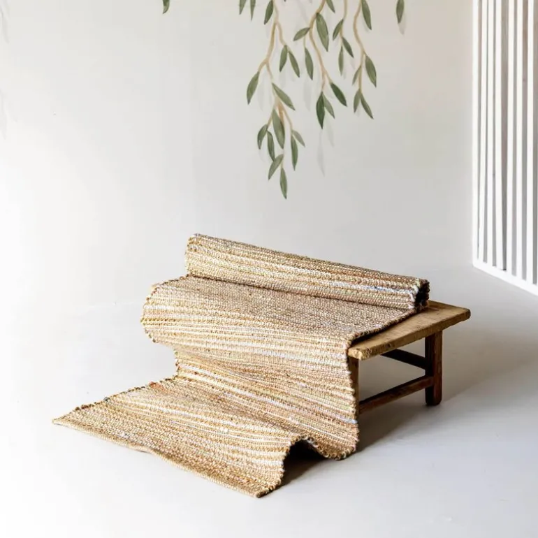 Olivia jute gulvløper 70x230 cm pastell