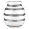 Omaggio vase 20 cm sølv