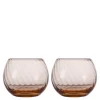 Opacity vannglass 22 cl 2 stk fersken