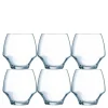 Open Up vannglass 6 stk 38 cl klar