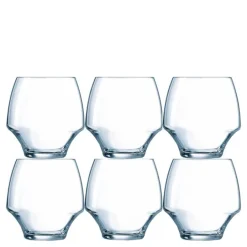 Open Up vannglass 6 stk 38 cl klar