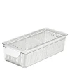 Oppbeveringsboks til kjøleskap 37x9,5 cm klar/hvit