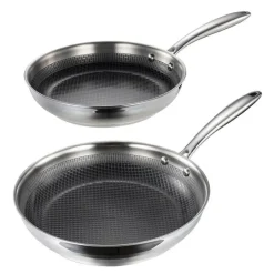 Optimal stekepannesett gryte m/keramisk belegg 2 stk 24+28 cm