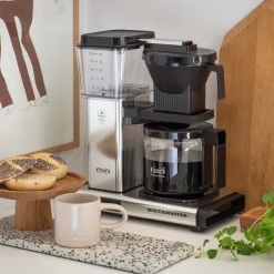 Optio kaffetrakter 1,25L polished silver