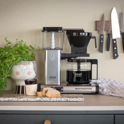 Optio kaffetrakter 1,25L polished silver