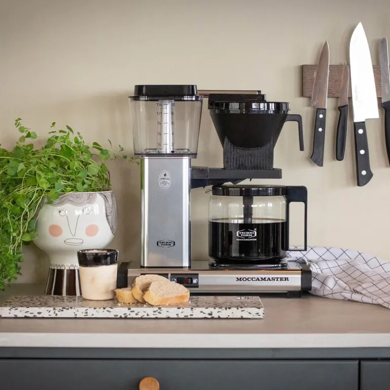 Optio kaffetrakter 1,25L polished silver