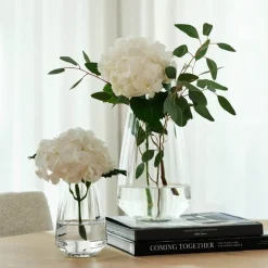 Optique vase 17 cm klar