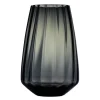Optique vase 27 cm koksgrå