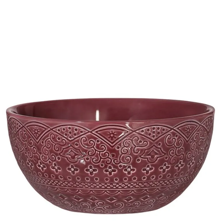 Orient bolle M 15 cm vinrød