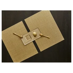 Origami spisebrikke 36x48 cm honning