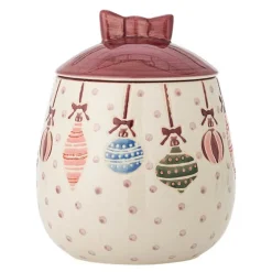 Ornamentia krukke med lokk 15 cm multi