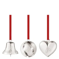 2026 ornamentsett 25,2 cm 3 stk sølv