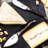 Ostekniver 3 stk dark wood