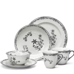 Ostindia  dyp tallerken 22 cm svart