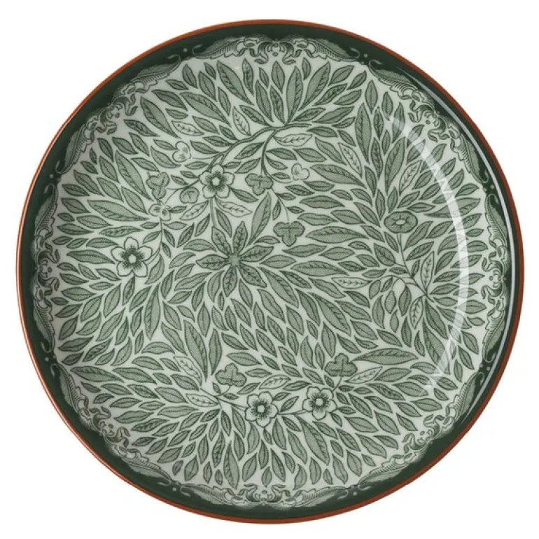 Ostindia Floris tallerken 16 cm grønn