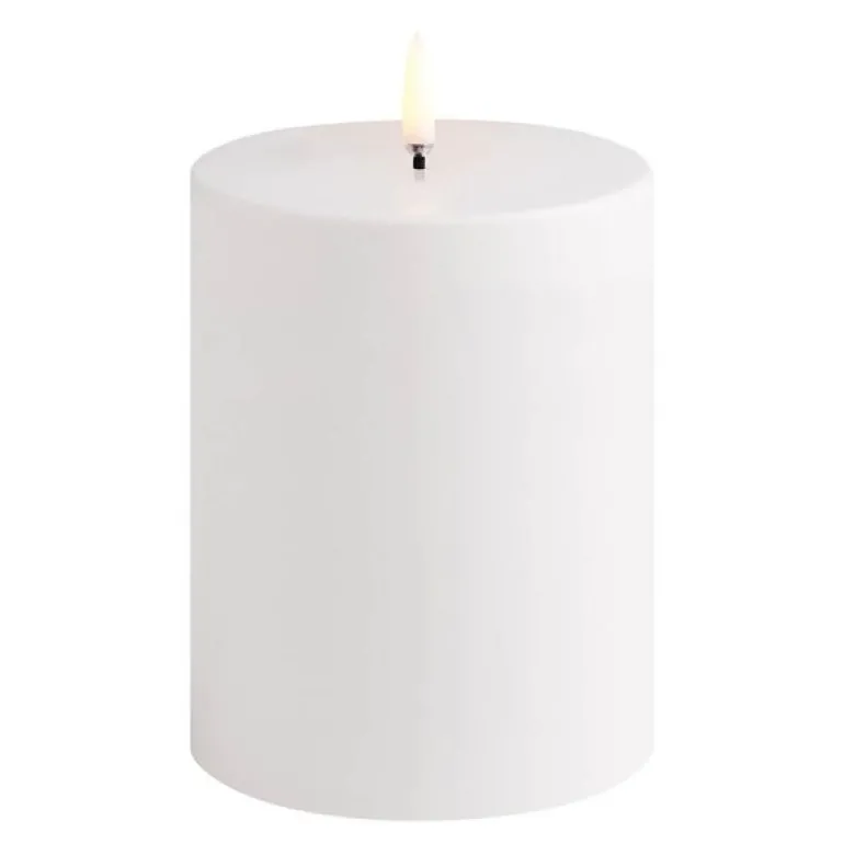 Outdoor LED-kubbelys utendørs 10,1x12,8 cm hvit