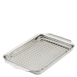Ovenbond plate med avkjølingsrist 24x39 cm