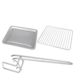 Ovn med to kokeplater 3200W 32L svart
