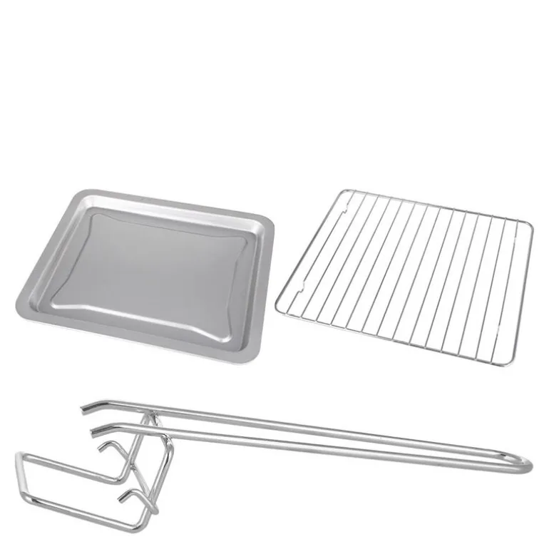 Ovn med to kokeplater 3200W 32L svart