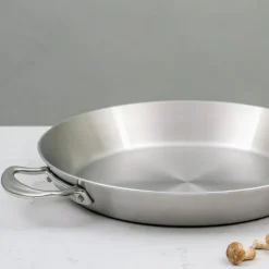 Paellapanne 30 cm rustfritt stål