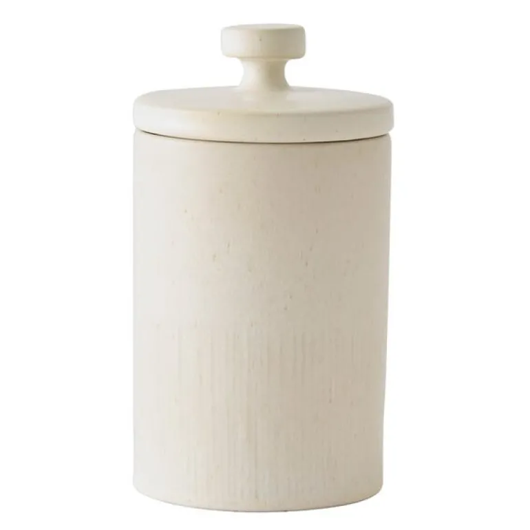 Palermo oppbevaringskrukke medium 20 cm krem